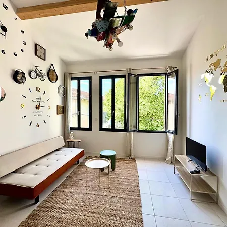L'escale, T3 Clim - 6 Pers, Hyper-centre Lägenhet Nîmes